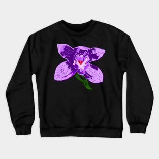 Orchid colored Orchid Crewneck Sweatshirt